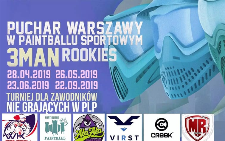 You are currently viewing VII PAINTBALLOWY PUCHAR WARSZAWY „3 MAN ROOKIES” 2019!